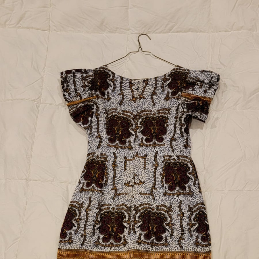African print dress